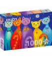 Puzzle da 1000 Pezzi - Smiling Cats