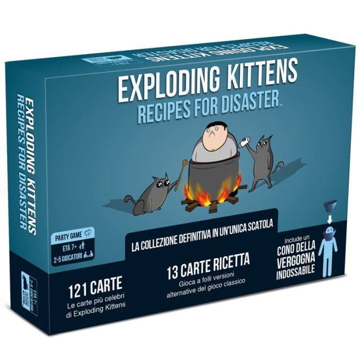 EXPLODING KITTENS - RECIPES FOR DISASTER di MATTHEW INMAN, ELAN LEE, SHANE SMALL